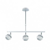 Distribuidor - Lâmpadas Diversas | Lâmpadas Modernas | COLGANTE BEETHOVEN BLANCO/PLATA 3XGU10 Ref: 142053001